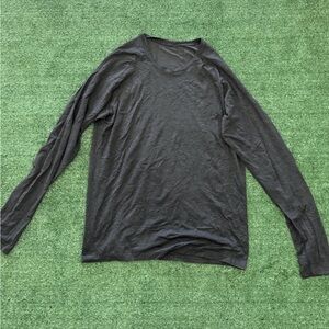lululemon athletica Charcoal Long Sleeve Tee